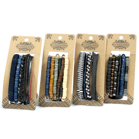 8x Mens Bracelet Sets - Moody & Blue (asst)