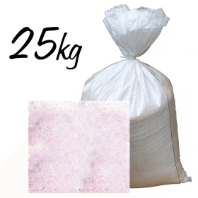 25x 1Kg White Bath Salt - 2 mm
