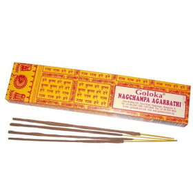 12x Goloka Nagchampa Incense Sticks 16g