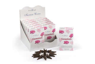 12x Stamford Geranium Incense Cones