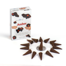 12x Stamford Amber Incense Cones