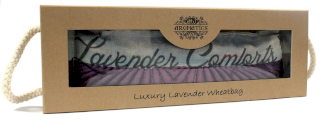 Luxury Lavender Wheat Bag in Gift Box - Lavender Comforts