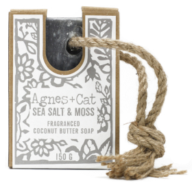6x Soap On A Rope - Sea Salt And Moss