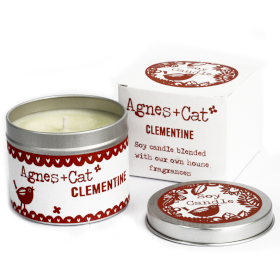 6x Tin Candle - Clementine