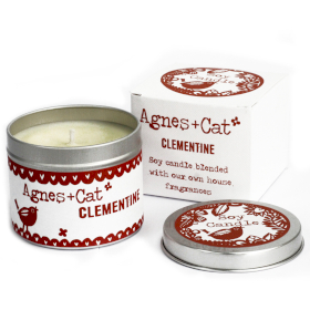 200g Gift Boxed Soy Wax Tin Candle - Clementine