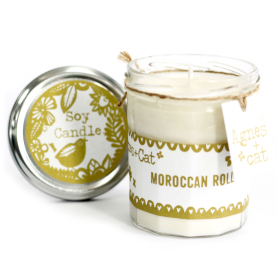 6x Jam Jar Candle - Moroccan Roll