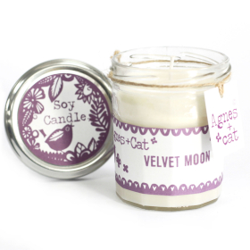 6x Jam Jar Candle - Velvet Moon