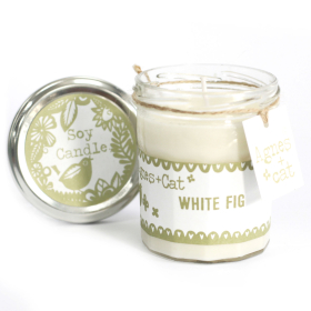 6x Jam Jar Candle - White Fig