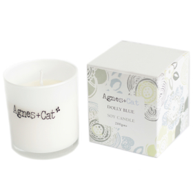 200g Gift Boxed Soy Wax Votive Candle - Dolly Blue