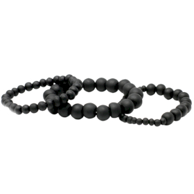 12x Assorted sizes - Blackwood Beads