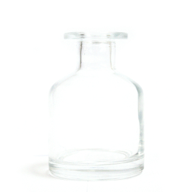 6x 140 ml Round Alchemist Reed Diffuser Bottle - Clear (caps sold separately)