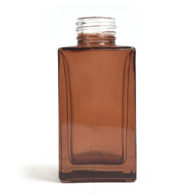 6x 100 ml Square Long Reed Diffuser bottle - Amber (caps sold separately)
