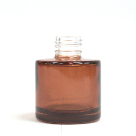 6x 50 ml Round Reed Diffuser bottle - Amber (caps sold separately)