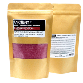 5x Aromatherapy Bath Potion in Kraft Bag 350g - Passion