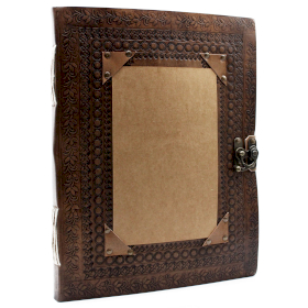 Huge Customisable Visitor Leather Book 25x32.5 cm (200 pages)