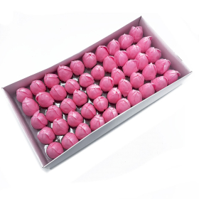 50x Craft Soap Flower - Med Tulip - Pink