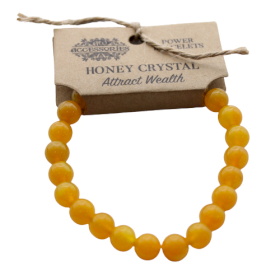 4x Power Bracelet - Honey Crystal