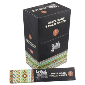 12x Tribal Soul Incense - White Sage + Palo Santo