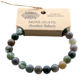 4x Power Bracelet - Moss Agate