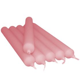 100x Anitque Rose Dinner Candle