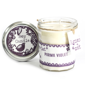 6x Jam Jar Candle - Parma Violet