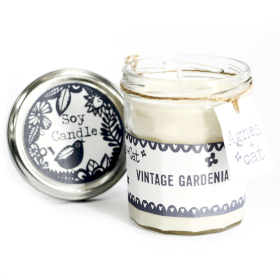 6x Jam Jar Candle - Vintage Gardenia