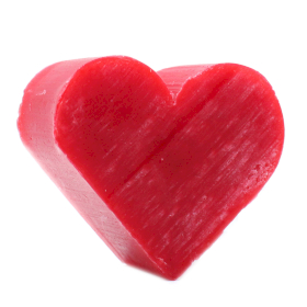 100x Heart Guest Soaps - Raspberry