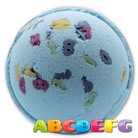 16x Alphabet Bath Bomb - Pomegranate & Cassis