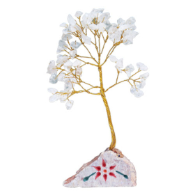 Rock Crystal Gemstone Tree - 80 Stones