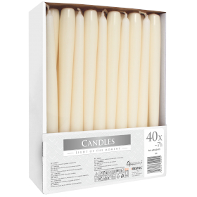 40x Taper Candle - Ivory