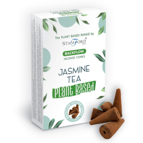 6x Plant Based Backflow Incense Cones - Jasmine Tea