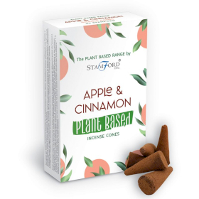 6x Plant Based Incense Cones - Apple & Cinnamon