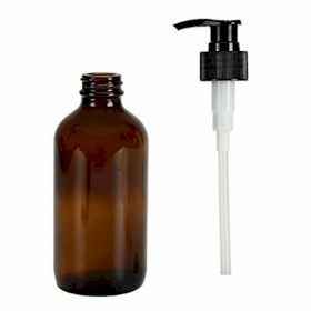 48x 250ml Amber Bottle with Pump