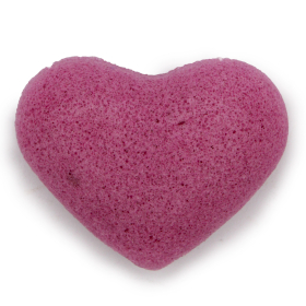 6x Konjac Heart Sponge - Lavender
