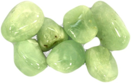 24x Tumble Stones - Prehnite L (A grade)