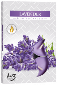12x Set of 6 Scented Tealights - Lavender