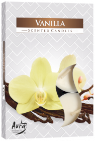 12x Set of 6 Scented Tealights - Vanilla