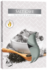 12x Set of 6 Scented Tealights - Salt Cave