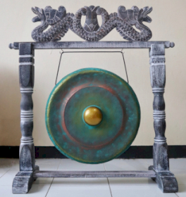 Medium Gong in Stand - 35cm - Greenwash