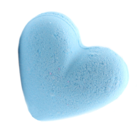 16x Love Heart Bath Bomb 70g - Baby Powder