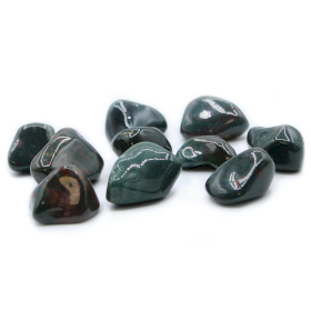 24x Tumble Stones - Bloodstone L (B grade)