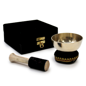 Brass Singing Bowl Gift Set - 9cm