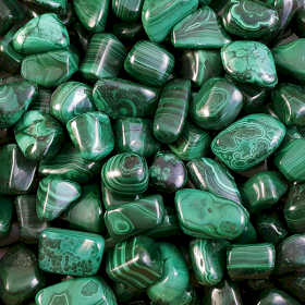 18x XL Tumble Stones - Malachite