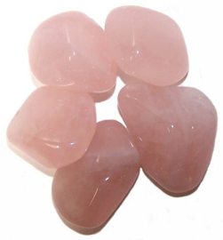 18x XL Tumble Stones - Rose Quartz Grade P