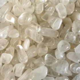 24x Tumble Stones - Ice Quartz