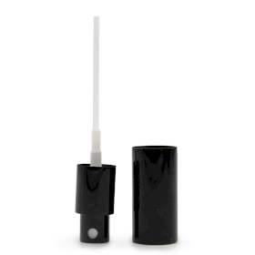 50x Black Spray Top for Dropper Bottles - 18mm
