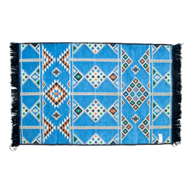 Kilim Rug 125x80 cm - Sky Blue