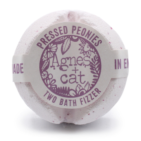 6x Bath Fizzer 210g  - Pressed Peonies