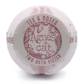 6x Bath Fizzer 210g  - Tea and Roses