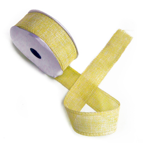 Natural Texture Ribbon 38mm x 20m - Latte